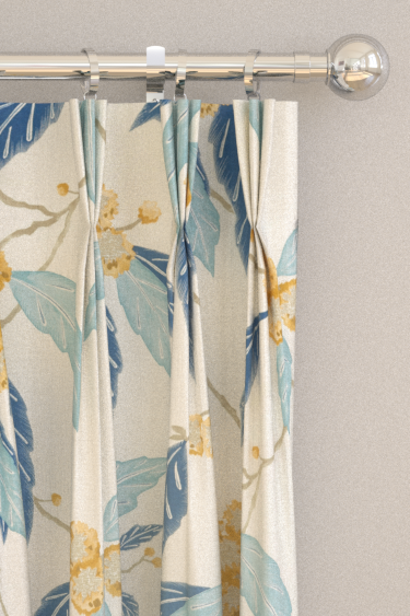Coppice Curtains - Saffron/ Cobalt - by Harlequin. Click for more details and a description.