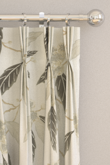 Coppice Curtains - Platinum/ Ebony - by Harlequin. Click for more details and a description.