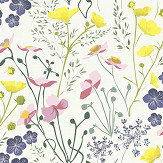 Meadow Wallpaper - Multi-coloured - by Lorna Syson. Click for more details and a description.