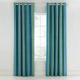 Mr Fox Eyelet Curtains Ready Made Curtains - Teal - by Scion. Click for more details and a description.