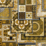 Deconpage Wallpaper - Black and Gold - by Versace. Click for more details and a description.