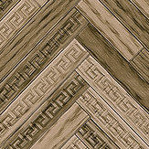 Eterno Tile Wallpaper - Brown - by Versace. Click for more details and a description.