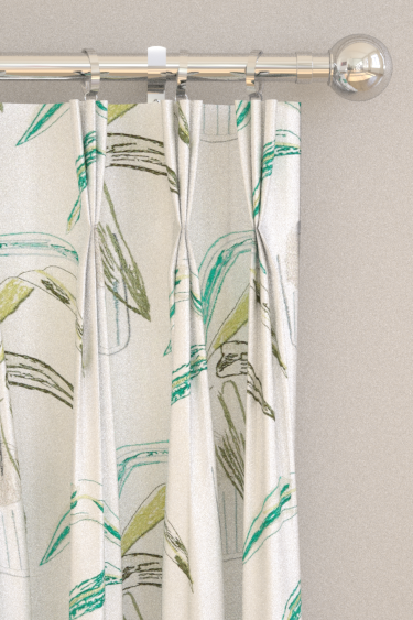 Crassula Curtains - Juniper / Lime / Moss - by Scion. Click for more details and a description.