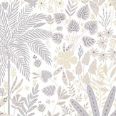 Hope by Caselio - Ochre and Blue-Grey - Wallpaper : Wallpaper Direct