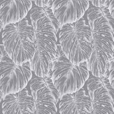 Tropical Wallpaper - Pewter - by Graham & Brown. Click for more details and a description.