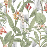 Botanical Wallpaper - Powder - by Graham & Brown. Click for more details and a description.