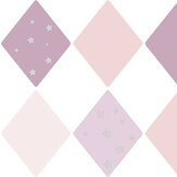 Shine Bright Like a Diamond Wallpaper - Pink and Violet - by Caselio. Click for more details and a description.