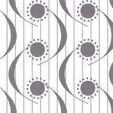 Dot Swish Wallpaper - Monochrome - by Layla Faye. Click for more details and a description.