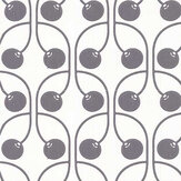 Cherry Wallpaper - Monochrome - by Layla Faye. Click for more details and a description.