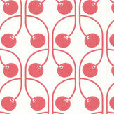 Cherry Wallpaper - Cherry Red - by Layla Faye. Click for more details and a description.
