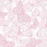 Free to Fly Wallpaper - Pretty Pink - by Hattie Lloyd. Click for more details and a description.