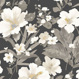 Luxembourg Wallpaper - Charcoal - by Casadeco. Click for more details and a description.
