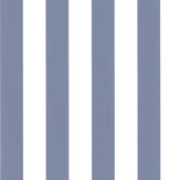 Large Stripe Wallpaper - Blue - by Galerie. Click for more details and a description.