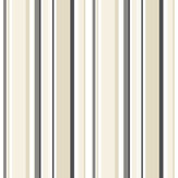 Multi Stripe Wallpaper - Black / Tan - by Galerie. Click for more details and a description.