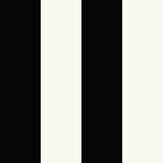 Wide Stripe Wallpaper - Pearl / Black - by Galerie. Click for more details and a description.