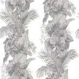 Club Tropicana Wallpaper - Grey - by Laurence Llewelyn-Bowen. Click for more details and a description.