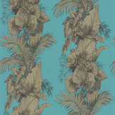 Club Tropicana Wallpaper - Bronze - by Laurence Llewelyn-Bowen. Click for more details and a description.