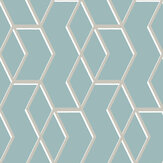 Archetype Wallpaper - Mint / White Gold - by Graham & Brown. Click for more details and a description.