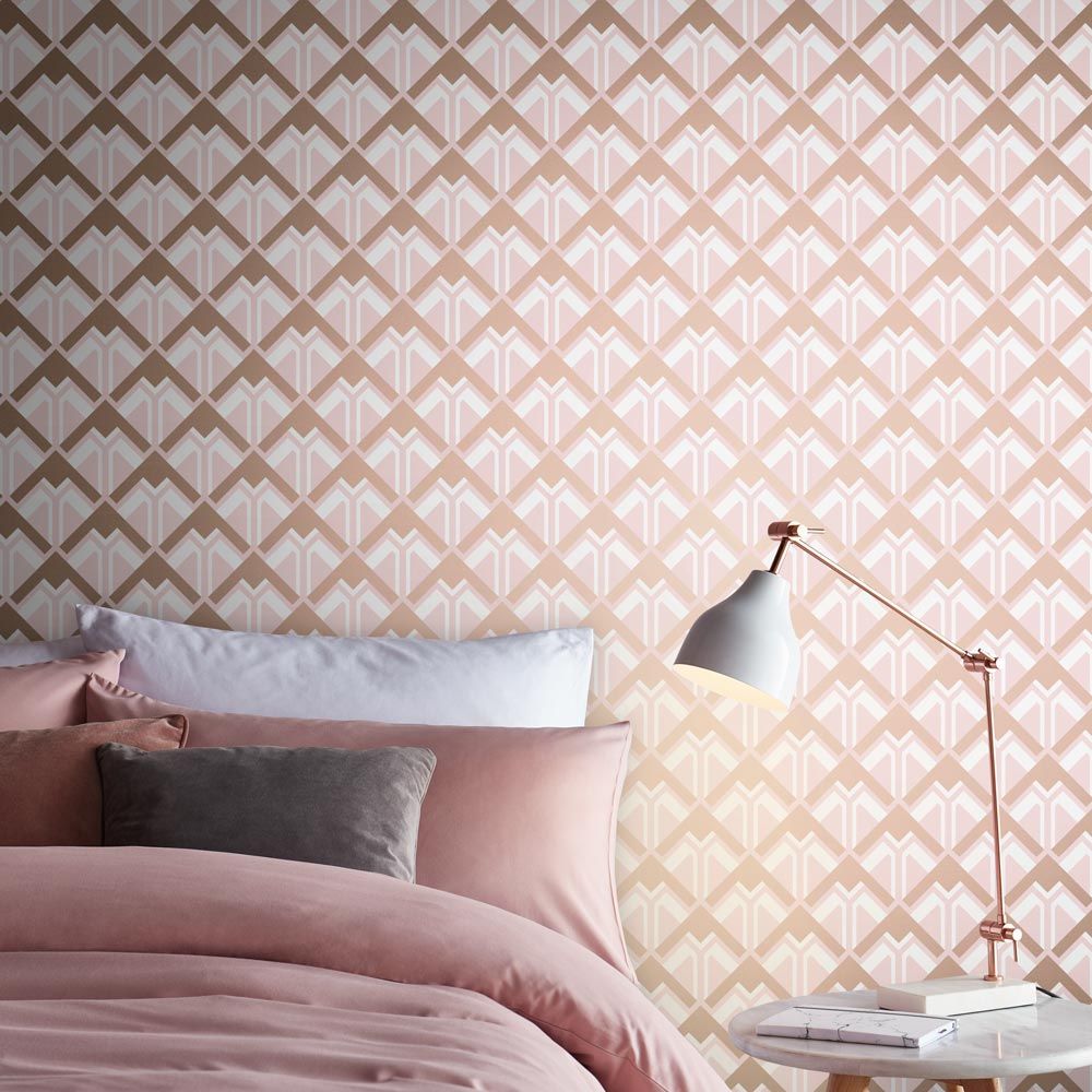 Beau Wallpaper - Pink Cocktail - by Graham & Brown
