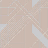 Graphic Wallpaper - Blush - by Graham & Brown. Click for more details and a description.
