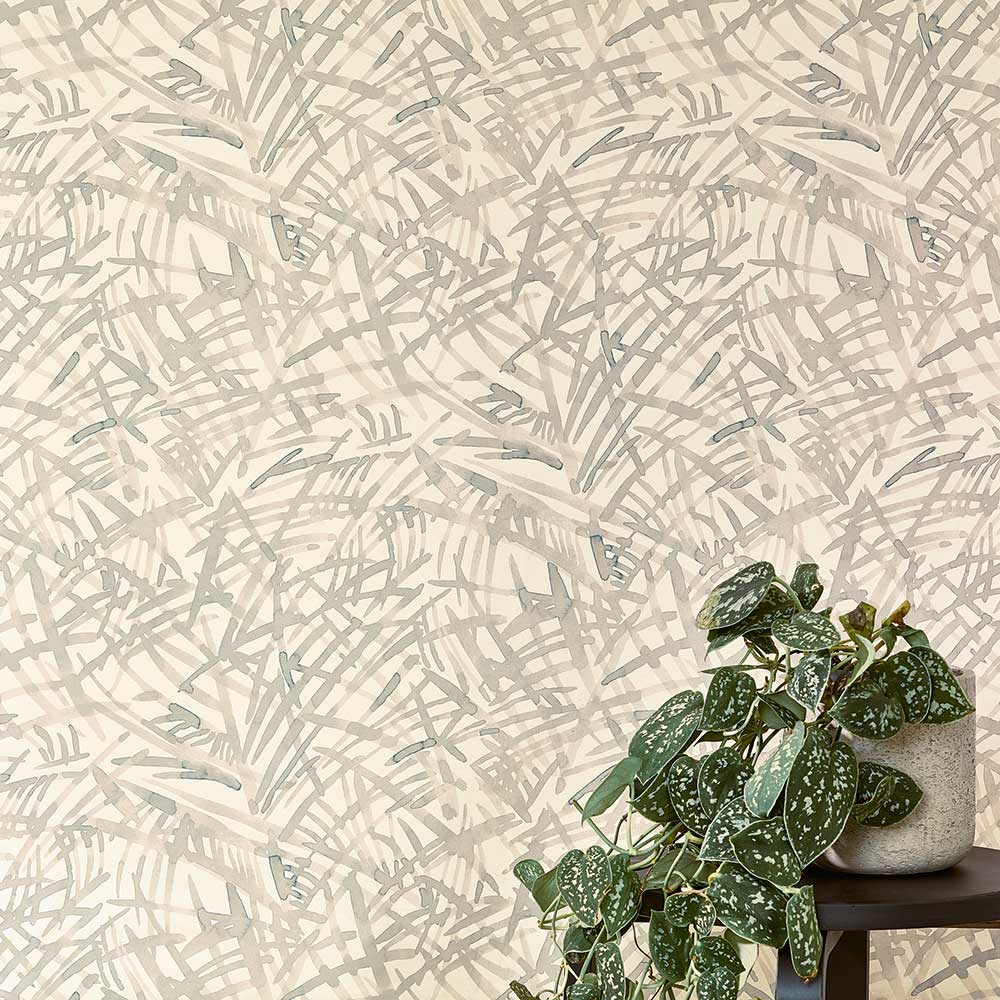 Frond Wallpaper - Pastelle - by Villa Nova
