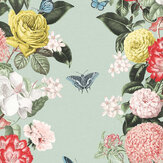 Bloomsbury Wallpaper - Neo Mint - by Graham & Brown. Click for more details and a description.
