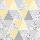 Reflections Wallpaper - Lemon - by Graham & Brown. Click for more details and a description.