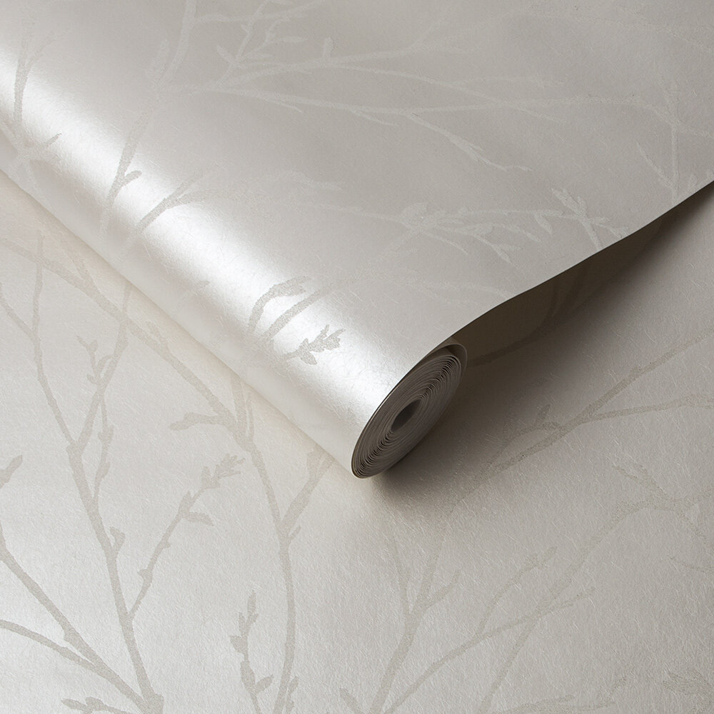 Woodland Wallpaper - Pearl Bead - by Graham & Brown