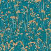 Grace Wallpaper - Teal - by Graham & Brown. Click for more details and a description.