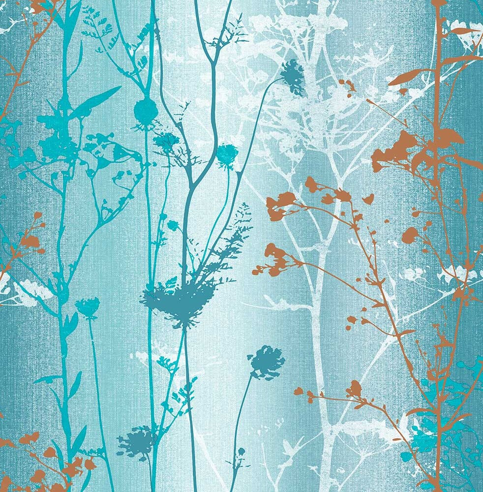 Wildflower by Graham & Brown - Teal - Wallpaper - 105894
