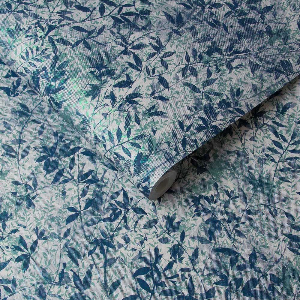 Botany Wallpaper - Midnight Blue - by Graham & Brown