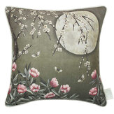 The Chateau Moonlight Cushion - Moss Green - by The Chateau by Angel Strawbridge. Click for more details and a description.