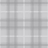 Tartan Wallpaper - Silver - by Graham & Brown. Click for more details and a description.