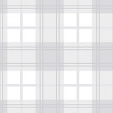 Tartan Wallpaper - White - by Graham & Brown. Click for more details and a description.