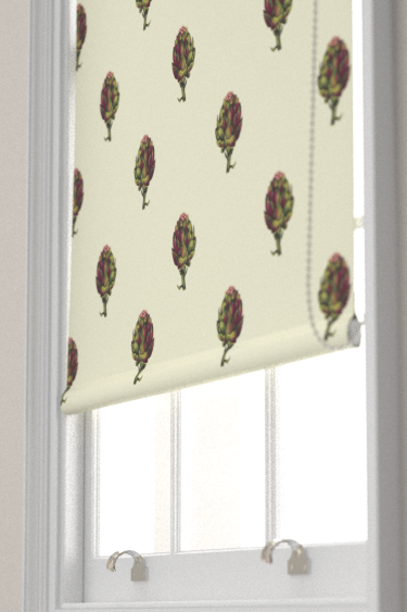 Artichoke Blind - Ivory - by Clarke & Clarke. Click for more details and a description.
