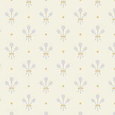 Lilja Wallpaper - Grey / Gold - by Galerie. Click for more details and a description.