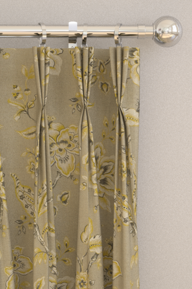 Palampore Curtains - Taupe - by Clarke & Clarke. Click for more details and a description.