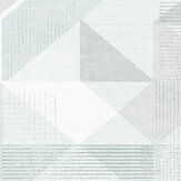 Silk Screen Geometric Wallpaper - Baby Blue - by Galerie. Click for more details and a description.