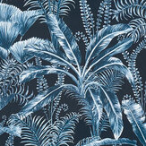 Majorelle Velvet Fabric - Midnight - by Clarke & Clarke. Click for more details and a description.
