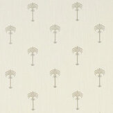 Menara metallic Fabric - Champagne / Ivory - by Clarke & Clarke. Click for more details and a description.