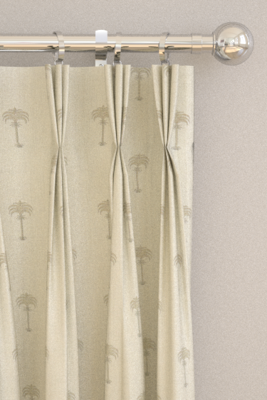 Menara metallic Curtains - Champagne / Ivory - by Clarke & Clarke. Click for more details and a description.