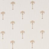 Menara metallic Fabric - Rose Gold / Ivory - by Clarke & Clarke. Click for more details and a description.