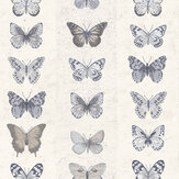 Butterfly Wall Wallpaper - Grey - by Galerie. Click for more details and a description.