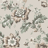 Rosenholm Wallpaper - Wheat - by Sandberg. Click for more details and a description.