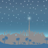 Dubai Landscape Border - Blue - by SK Filson. Click for more details and a description.