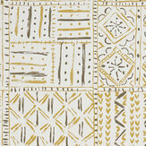 Cloisters Wallpaper - Ochre/ Tobacco - by Nina Campbell. Click for more details and a description.