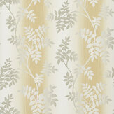 Posingford Wallpaper - Yellow/ Grey - by Nina Campbell. Click for more details and a description.