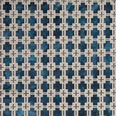 Maui Fabric - Midnight - by Clarke & Clarke. Click for more details and a description.