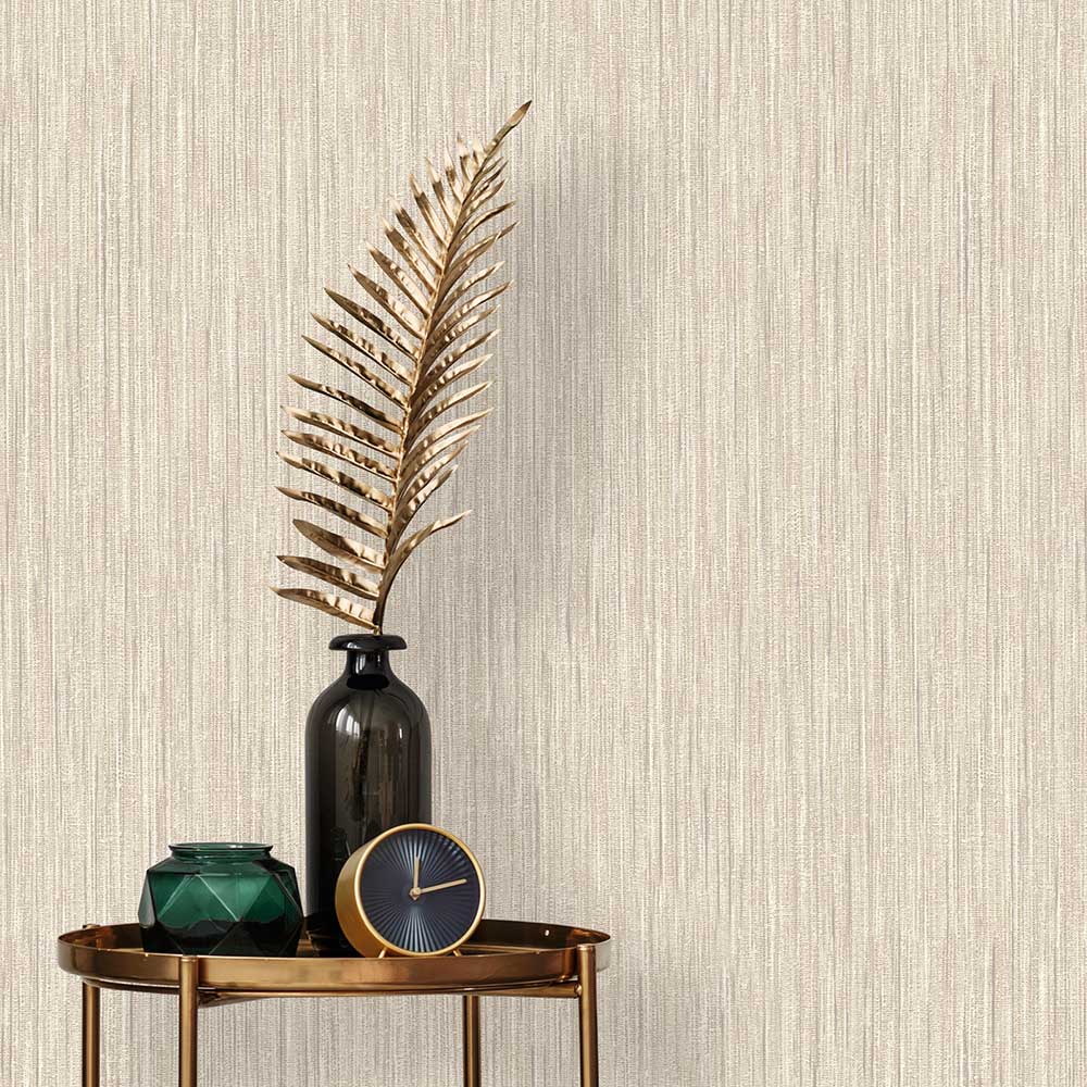Luciano Texture Wallpaper - Beige - by Albany