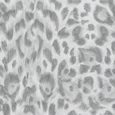 Felis Wallpaper - Silver - by Emma J Shipley. Click for more details and a description.
